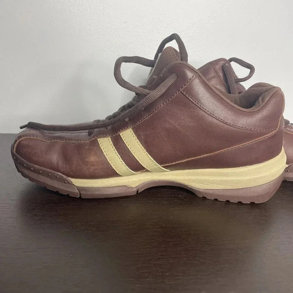 Phat Farm Mens Vintage Leather Tan Brown Shoe Size 9 - Picture 2 of 12